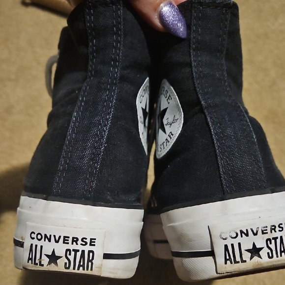 Converse Chuck Taylor All Star High Top Sneakers - Black - Picture 8 of 8